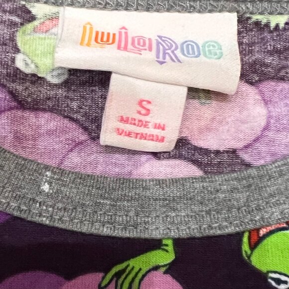LulaRoe Randy Kermit the frog shirt size S - Picture 5 of 7